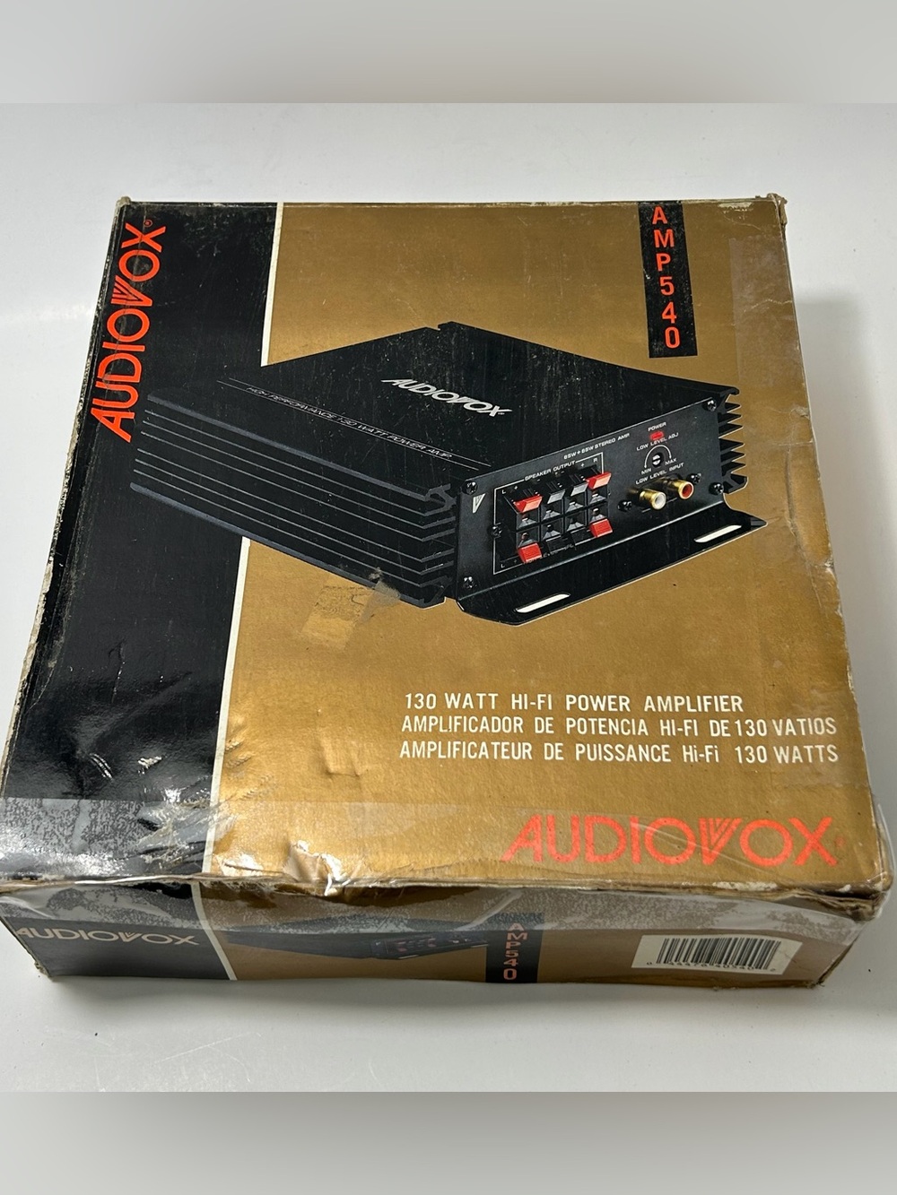 AUDIOVOX AMP 540 Amplifier EQUALIZER Car AUTO Radio HiFi BASS Box VERSTÄRKER 130